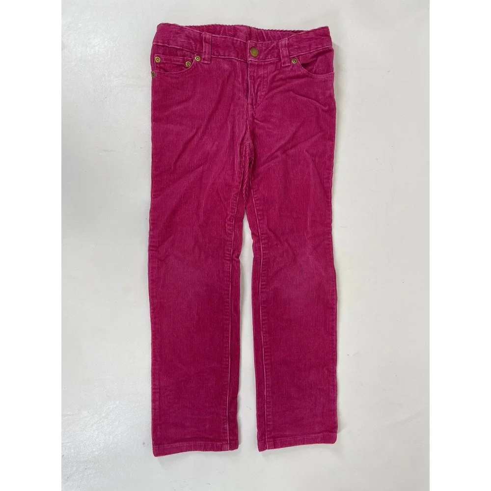 Ralph Lauren‎ Corduroy Pants Girls Size 6 Hot Pink